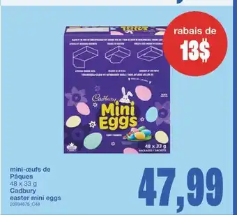 Wholesale Club CADBURY EASTER MINI EGGS, 48 x 33 g offer