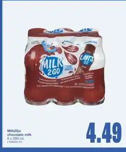 Wholesale Club CHOCOLATE MILK, 6 X 200 ML offer