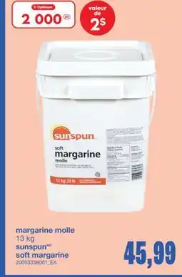 Wholesale Club SUNSPUN SOFT MARGARINE, 13 kg offer