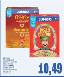 Wholesale Club GENERAL MILLS JUMBO CEREAL, 825 g-1.3 kg offer