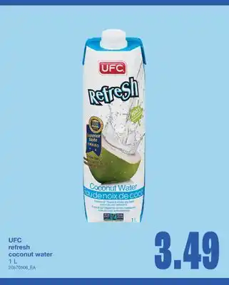 Wholesale Club REFRESH COCONUT WATER, 1 L offer