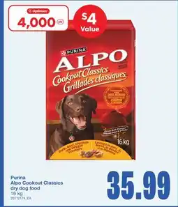 Wholesale Club ALPO COOKOUT CLASSICS DRY DOG FOOD, 16 KG offer