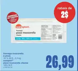 Wholesale Club PIZZA MOZZARELLA CHEESE, 2.4 kg offer