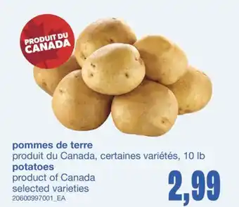 Wholesale Club POTATOES, 10 lb offer