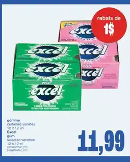 Wholesale Club EXCEL GUM, 12 x 12 ct offer