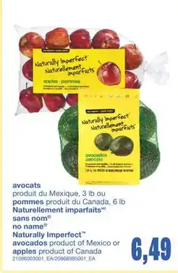 Wholesale Club NO NAME NATURALLY IMPERFECT AVOCADOS OR APPLES offer