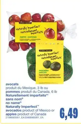 Wholesale Club NO NAME NATURALLY IMPERFECT AVOCADOS OR APPLES offer