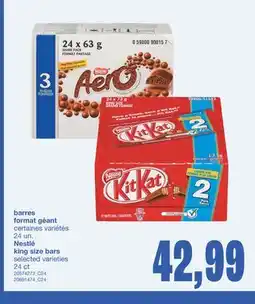 Wholesale Club KING SIZE BARS 24 ct offer