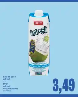 Wholesale Club UFC REFRESH COCONUT WATER 1 L offer