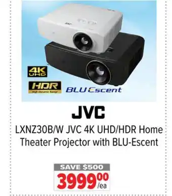 2001 Audio Video LXNZ30B JVC 4K UHD/HDR Home Theater Projector with BLU-Escent offer