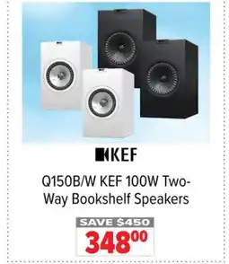 2001 Audio Video Q150B/W KEF 100W Two-Way Bookshelf Speakers offer