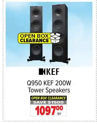 2001 Audio Video Q950 200W Tower Speakers offer