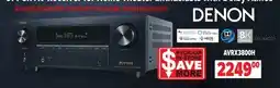 2001 Audio Video AVRX3800H 9.4 Channel AV Receiver for Home Theater Enthusiasts with Dolby Atmos offer