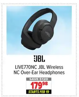 2001 Audio Video LIVE770NC Wireless NC Over-Ear Headphones offer