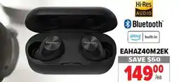 2001 Audio Video EAHAZ40M2EK Technics True Wireless Headphones offer