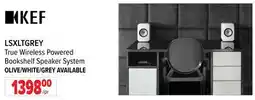 2001 Audio Video LSXLTGREY True Wireless Powered Bookshelf Speaker System offer