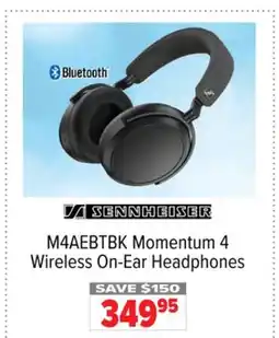 2001 Audio Video M4AEBTBK Momentum 4 Wireless On-Ear Headphones offer