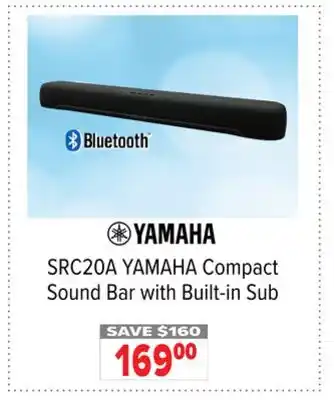 2001 Audio Video SRC20A Compact Sound Bar with Built-in Sub offer