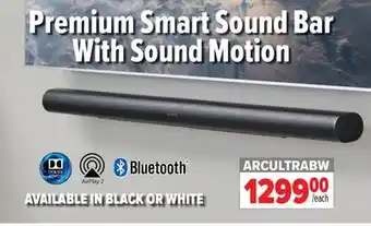 2001 Audio Video ARCULTRABW SONOS Premium Smart Sound Bar With Sound Motion offer