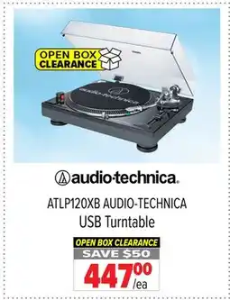 2001 Audio Video ATLP120XB AUDIO-TECHNICA USB Turntable offer