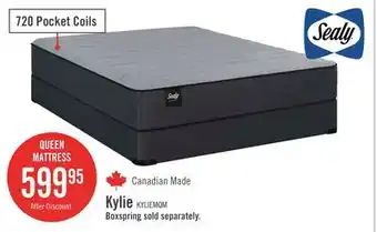 The Brick Sealy Kylie Tight Top Queen Mattress offer