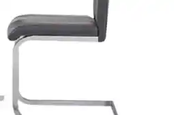 The Brick Jaye Dining Chair with Vegan-Leather Fabric, Metal - Grey offer