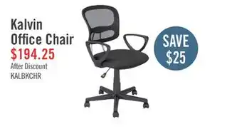 The Brick Kalvin 21.5 Office Chair - Black offer