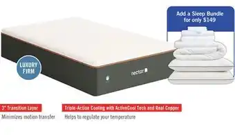 The Brick Nectar Premier Copper Luxury Firm Queen Mattress-in-a-Box offer