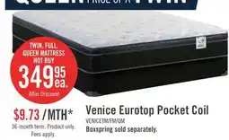 The Brick Springwall Venice Eurotop Twin Mattress offer