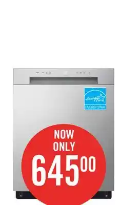 The Brick LG 24 52 dBA Built-In Front-Control Dishwasher with Dynamic Dry - Platinum Silver - LDFC2423V offer
