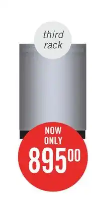 The Brick Bosch 100 Series Premium Smart Dishwasher with Third Rack - SHX5AEM5N offer