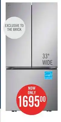 The Brick LG 33 25 Cu. Ft. Smart French-Door Refrigerator - Stainless Steel - LF25S6000S offer