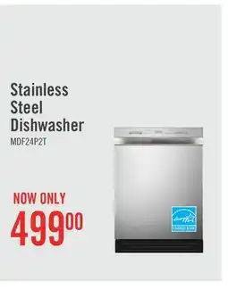 The Brick Midea 24 Front-Control Dishwasher with Interior Light - MDF24P2BST offer