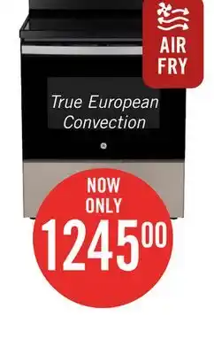 The Brick GE 5 Cu. Ft. Electric Range with True European Convection and Air Fry - Slate - JCB840ETES offer