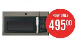 The Brick GE 1.6 Cu. Ft. Over-the-Range Microwave with Programmable Defrost and 300 CFM - Slate - JVM1635SLJC offer