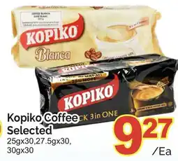 T&T Supermarket KOPIKO COFFEE SELECTED, 25gx30,27.5gx30, 30gx30 offer