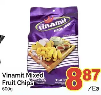 T&T Supermarket Vinamit Mixed Fruit Chips 500g offer