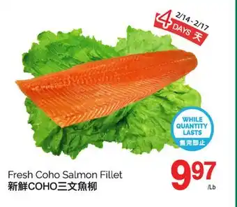 T&T Supermarket FRESH COHO SALMON FILLET offer