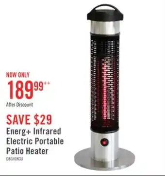 The Brick Energ+ Infrared Electric Portable Patio Heater - HEA-21212 offer