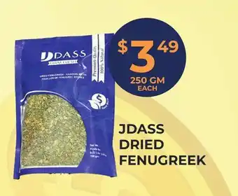 Food World Supermarket JDASS DRIED FENUGREEK offer