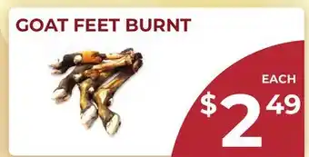 Food World Supermarket GOAT FEET BURNT offer