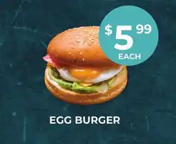 Food World Supermarket EGG BURGER offer