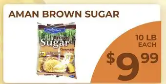 Food World Supermarket AMAN BROWN SUGAR offer