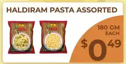 Food World Supermarket HALDIRAM PASTA ASSORTED offer