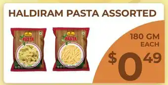 Food World Supermarket HALDIRAM PASTA ASSORTED offer