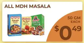 Food World Supermarket ALL MDH MASALA offer