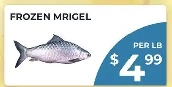 Food World Supermarket FROZEN MRIGEL offer