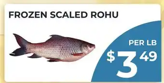 Food World Supermarket FROZEN SCALED ROHU offer