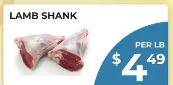 Food World Supermarket LAMB SHANK offer