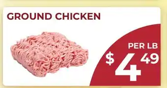 Food World Supermarket GROUND CHICKEN offer